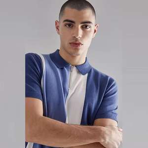 Camiseta Deportiva Personalizada para Hombre, Estilo Vintage, Secado Rápido, para Entrenamiento, Verano, Formal, Golf, Negocios, Oficina, Uniforme, Casual, con Cierre de 1/4 - Product Image 2