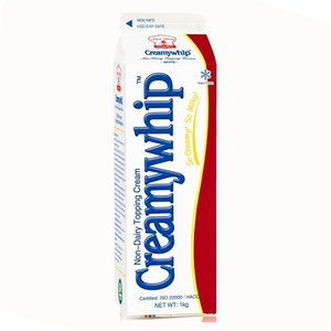 Listo para enviar 1KG OEM Bakery Creamywhip White Non-Dairy Topping Creamer HALAL Delicioso y cremoso Buen precio al por mayor - Product Image 1