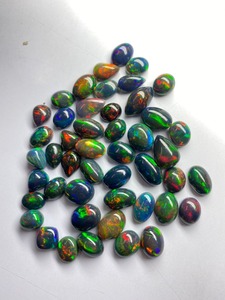 Piedras preciosas de ópalo de Fuego Negro Etíope de la mayor calidad para Anillos y joyas de tamaño lejano 5-15 quilates piedras preciosas de ópalo de gran tamaño a la venta - Product Image 3