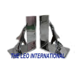 Serre-livres en métal aluminium plaqué argent en forme de main Style fantaisie utilisé bureau à domicile dessus de table serre-livres décoratif - Product Image 2