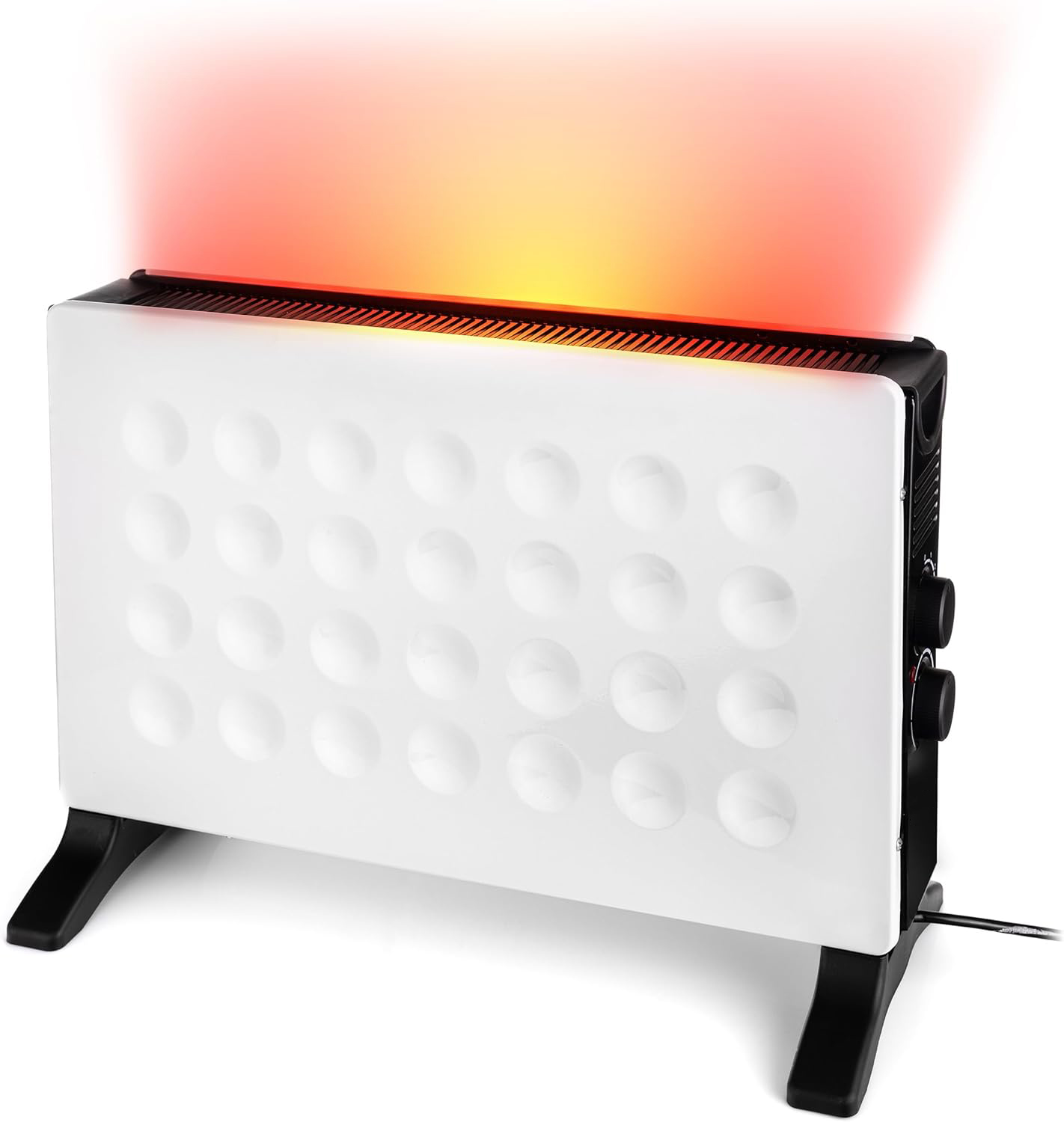 750/1250/2000 W Home Appliance Remote Control Smart Heater Panel Electric Convector Heater with Thermostat