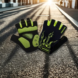 Gants de cyclisme demi-doigts personnalisés Absorption des chocs antidérapante Impression de logo personnalisé Confort rembourré Respectueux de l'environnement - Product Image 4