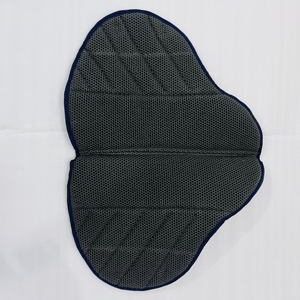 Almohadilla de sillín de malla de alto rendimiento Amortiguación de espuma dual con ajuste de altura de Velcro abierto y forro antideslizante - Product Image 4