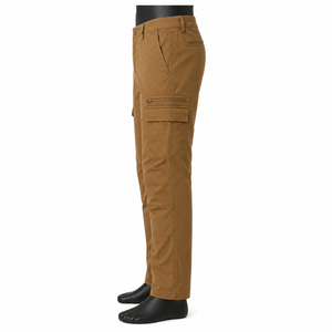 Pantalones Cargo con Bolsillos Profundos, Cómodos, de Mezcla de Algodón, Multibolsillos, Casuales, Estilo Urbano, Pantalones Utilitarios - Product Image 2