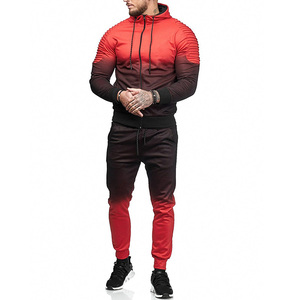 Chándal con logotipo personalizado para hombre con cremallera completa de alta calidad para primavera y verano, conjuntos de chándal para hombre - Product Image 5