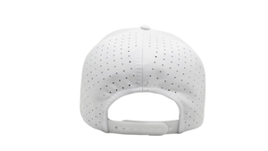 OEM 5 Panel Snapback Laser Mesh Cut Cap Custom 3D Embroidery <b>Flat</b> Bill Trucker <b>Hat</b> Adjustable Baseball Cap Custom Logo Wholesale - Product Image 5