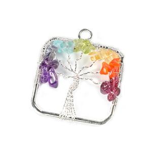 Colgantes de Reiki de tres lunas, piedra semipreciosa tallada, ágata, estilo Feng Shui, mascota grabada para curación - Product Image 6