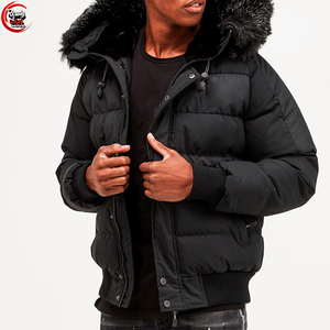 Winter Customize Warm Windproof Men's <b>Plus</b> <b>Size</b> Down <b>Coat</b> Jacket Puffer Bomber Oversize <b>Coat</b> Nylon Polyester Jackets - Product Image 4