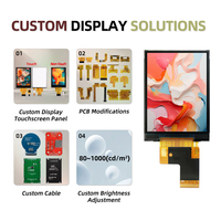Layar LCD TFT 2,41 Inci 240x320 MCU RGB SPI Panel ST7789-T3 Transflektif Biasanya Putih 140 Kecerahan