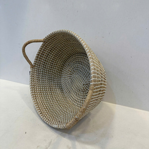 ตะกร้าเก็บของทรงรีหรูหราจากหญ้าทะเล พร้อมเชือก PP ผลิตอย่างแม่นยำอเนกประสงค์ เป็นมิตรกับสิ่งแวดล้อม - Product Image 5