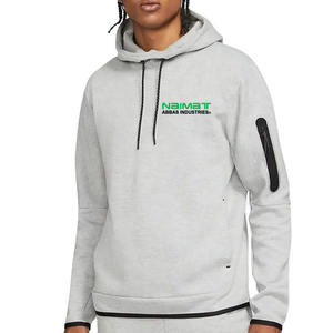 Meilleure vente en gros de sweat à capuche pour hommes de haute qualité 100% polyester/coton hiver Gym Fitness thermique respirant à la mode grande taille plaine - Product Image 1