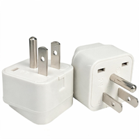 Prise de voyage portable standard américaine avec boîtier ABS, prise universelle pour États-Unis, Canada, Thaïlande, charge sécurisée pour téléphone