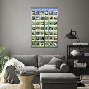 Native Animal Species <b>Poster</b> Black <b>Frame</b> for Wall Decor - Product Image 2