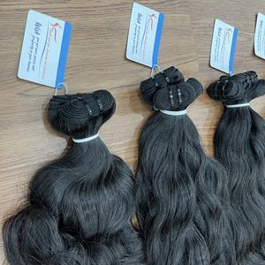 มัดผมมนุษย์บริสุทธิ์จากเวียดนามผมสีดำธรรมชาติ - Product Image 1