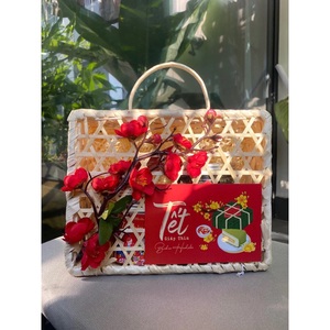 กล่องของขวัญไม้ไผ่ทรงสี่เหลี่ยมกล่องของขวัญไม้ไผ่ลามิเนตธรรมชาติและบรรจุภัณฑ์สำหรับจัดเก็บกล่องไม้ไผ่ทำมือขายส่ง - Product Image 1