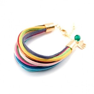 Collier de créateur en cornes avec cordon de cire Meilleur cadeau de fête pour les filles Collier ras du cou Broderie de créateur pour les bijoux de fête pour femmes - Product Image 3