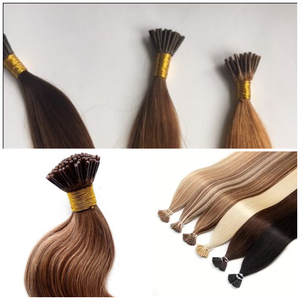 Extensiones permanentes de alta calidad Ombre Blonde Remy I-Tip para un volumen natural - Product Image 6