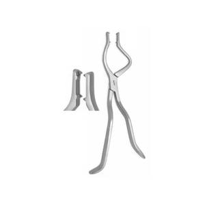 Forceps de déimpaction maxillaire Rowe, manuel, en acier inoxydable, réutilisable, instrument chirurgical dentaire, outil d'extraction, chirurgie buccale - Product Image 1