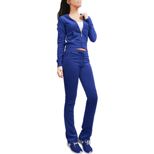 Conjunto Deportivo Casual de Moda para Mujer, Talla Grande, Chaqueta con Capucha y Cordón Ajustable, Pantalones, 2 Piezas, Resistente al Viento - Product Image 2