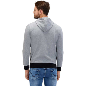 Style à la mode couleur différente haute qualité fermeture éclair sweats à capuche personnalisés pour hommes et femmes Design unisexe poches kangourou - Product Image 4