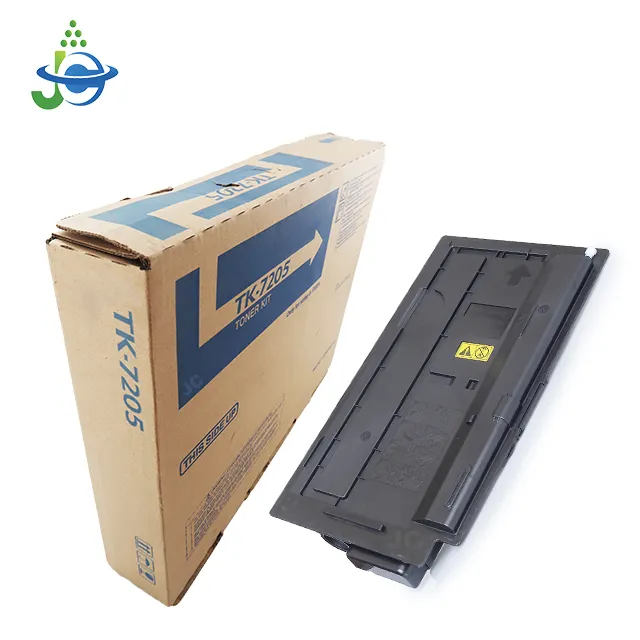 เจนสีสำหรับ Kyocera TK7205 TK-7207 TK7208 TK7209ใช้สำหรับ TASKalfa 3510 3511i โทนเนอร์สีดำพร้อมผงแป้งนำเข้าจำนวนมาก