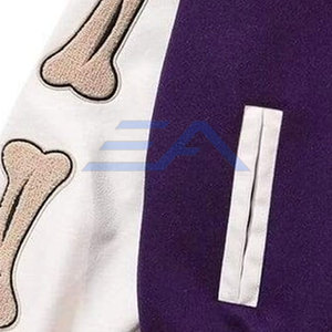 Veste de survêtement pour homme de haute qualité, dernier design, respirante, écologique, col montant surdimensionné, logo frontal, service OEM - Product Image 6