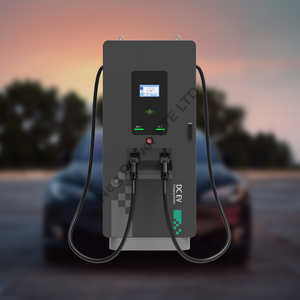 Para UL 60kW-240kW Neg Power Nueva condición Pistola dual Carga rápida DC EV Cargador RFID APP Control Estaciones de carga montadas en el piso - Product Image 1