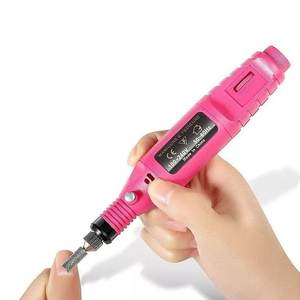 Lime à ongles électrique portable en forme de stylo 0-35000 tr/min Myrva MYR-29291001 Outil à ongles en plastique avec tige de 1,6 mm Prise CN 100-240V Emballé - Product Image 1