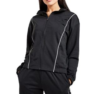 ชุดสูทสำหรับฝึกซ้อมจ๊อกกิ้งสีทึบออกแบบโลโก้ได้ตามต้องการ - Product Image 6