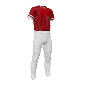 Camiseta de béisbol personalizable, conjunto de pantalón transpirable de secado rápido, torneos profesionales para la universidad, impreso, nombre del equipo, número, precio - Product Image 1