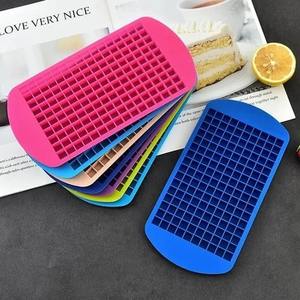 Mini bac carré durable 160 petits contenants de rangement en silicone, démoulage facile, glace pilée, congélateur, four à micro-ondes - Product Image 6