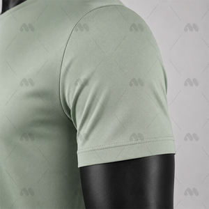 Camiseta Deportiva de Secado Rápido para Hombre, Personalizable con Logotipo Frontal, para Gimnasio, Running, Atlética, OEM, 100% Poliéster, Tejido de Punto, Sólida, Formal - Product Image 3