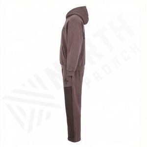 Conjunto Deportivo para Hombre OEM, 100% Algodón, Chándal Personalizado y Elegante, Ropa Casual, Sudadera con Capucha, Conjunto de Dos Piezas, Traje Deportivo para Gimnasio y Entrenamiento - Product Image 3