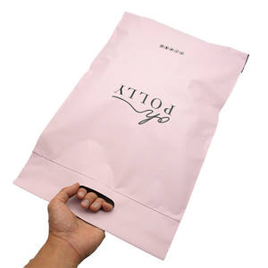 Poly Mailer Gracias Embalaje Bolsas con asa de correo Bolsas de envío personalizadas para ropa con logotipo - Product Image 2