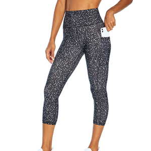 Legging de Yoga pour femmes, Camouflage, taille haute, Fitness, Capri, avec poche, personnalisé, Spandex, Polyester, séchage rapide, respirant - Product Image 1