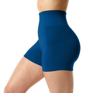 Contrôle du ventre Fitness bout à bout levage Shorts de gymnastique pour les femmes respirant taille haute motard Yoga porter des shorts pour femmes avec poche - Product Image 4