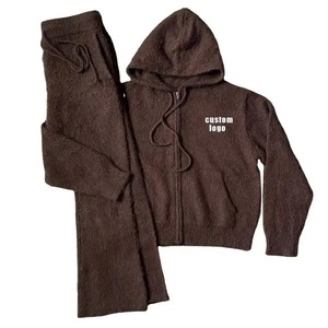 Wholesale Custom Embroidery Men Blank Hoodies Casual Sherpa Fleece Lined Hoodies Streetwear <b>Plus</b> <b>Size</b> Sweatshirt Man - Product Image 3