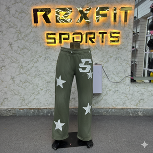 Meilleure vente de pantalons de survêtement décontractés pour hommes de qualité pure vente en gros thermique polaire doublé joggers hiver épais pantalon en laine mi-plat - Product Image 1