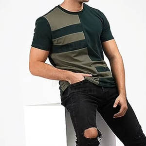 Camiseta Moderna para Hombre, Ropa Casual de Calle, Algodón, Manga Corta, Cómoda, Transpirable, para Uso Diario, Proveedor Mayorista - Product Image 2