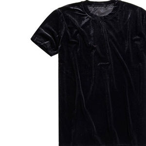 T-shirts pour hommes à manches longues en velours doux respirant écologique à séchage rapide de haute qualité personnalisés en coton 100% pour l'été - Product Image 4