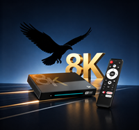 Boîtier TV de haute qualité H96 MAX M9S 8k Smart TV Box Android 14 Rockchip RK3576 Wifi6 BT5.4 8K 4K 8GB 128GB Lecteur multimédia Décodeur
