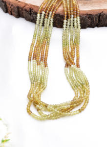 ลูกปัดโกรสซูลาร์การ์เนตทรงรอนเดลล์คุณภาพสูง, ลูกปัดโกรสซูลาร์การ์เนตสำหรับทำเครื่องประดับอัญมณีชั้นดี - Product Image 3