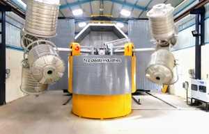 Haute qualité Rotomoulage en plastique réservoir de stockage Machine meilleur prix en Inde directement du fournisseur-Machine de moulage par rotation - Product Image 2