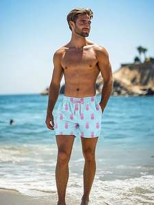 Wholesale Summer Solid Sweat Shorts Quick Dry Training Gym Shorts for Men Casual Breathable Cargo Running Fitness <b>Boxer</b> Print - Product Image 2