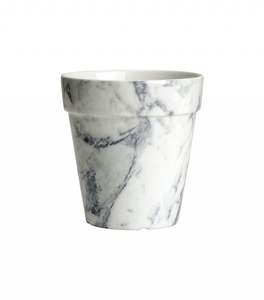 Jardinière en marbre poli de grande qualité à prix raisonnable, offrant une surface lisse qui rehausse l'attrait visuel des plantes vertes - Product Image 3