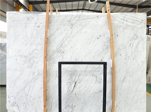 Wholesale Price Italian Binaco Cararra White Marble Polished Hone Big <b>Slabs</b> for Flooring Wall Tile Kitchen Counter Tops - Product Image 2