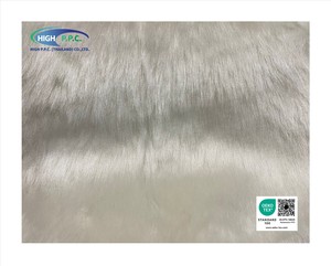 Tissu en fausse fourrure de luxe de haute qualité, tricoté, pelucheux, à poils longs, 30 mm, couleur blanche, pour vêtements, sacs et jouets - Product Image 5