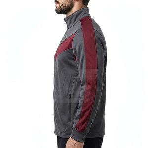 Veste d'entraînement athlétique pour homme à fermeture éclair intégrale, vêtement de sport moderne, veste de course légère, vêtements de performance pour l'extérieur - Product Image 5