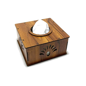 Caja de pañuelos cuadrada de moda de alta calidad, organizador superior con bandeja de almacenamiento, bandeja de tocador de Hotel, soporte para caja de pañuelos - Product Image 6