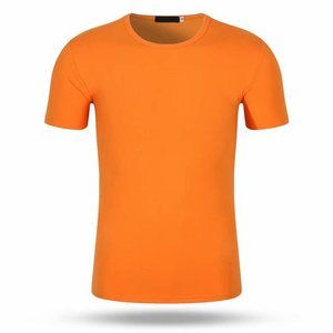 เสื้อยืดลายพื้นผ้าฝ้าย100% สำหรับผู้ชายพิมพ์โลโก้ OEM - Product Image 5